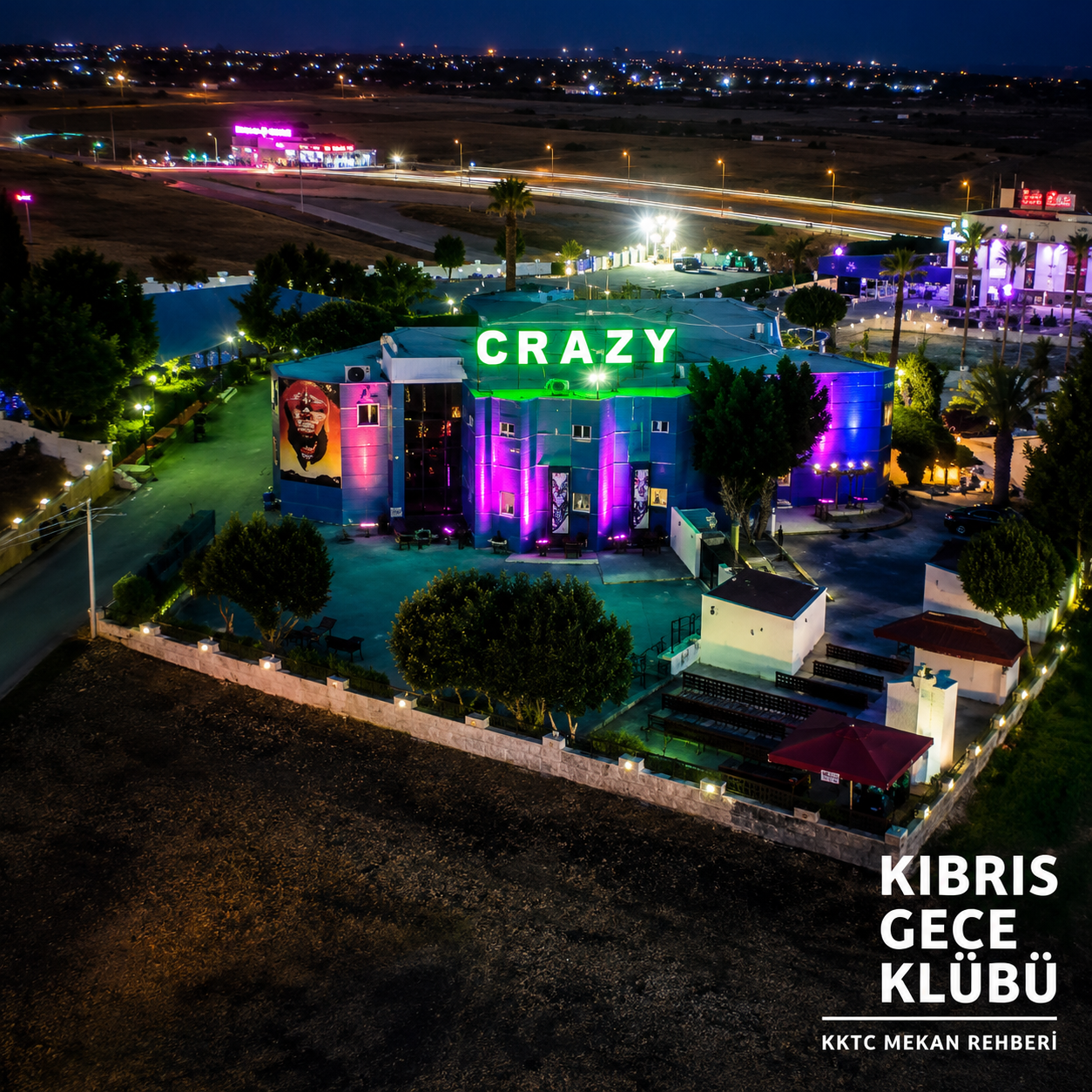 Crazy Gece Kulübü Lefkoşa KKTC - VIP iç mekan ve sahne atmosferi