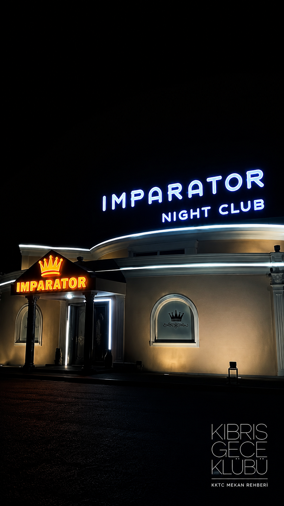 İmparator Gece Kulübü Lefkoşa KKTC - VIP iç mekan ve sahne atmosferi